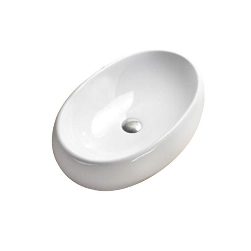 Above Counter Basin Boat Gloss White 600x400x150mm (Non Overflow)