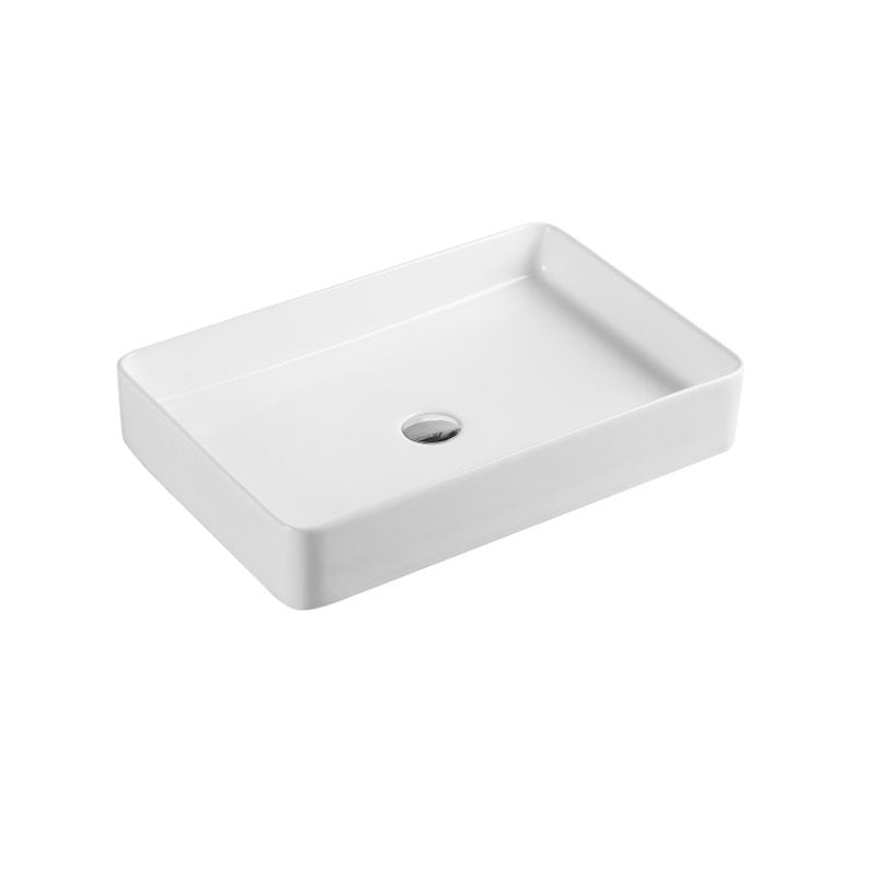 Above Counter Basin Square Gloss White 605x405x115mm