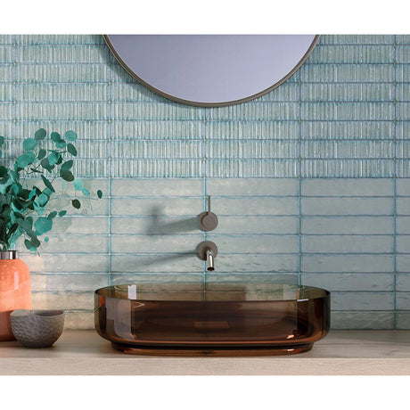 AURISTELLA VERDE GLOSS SUBWAY 50X250MM