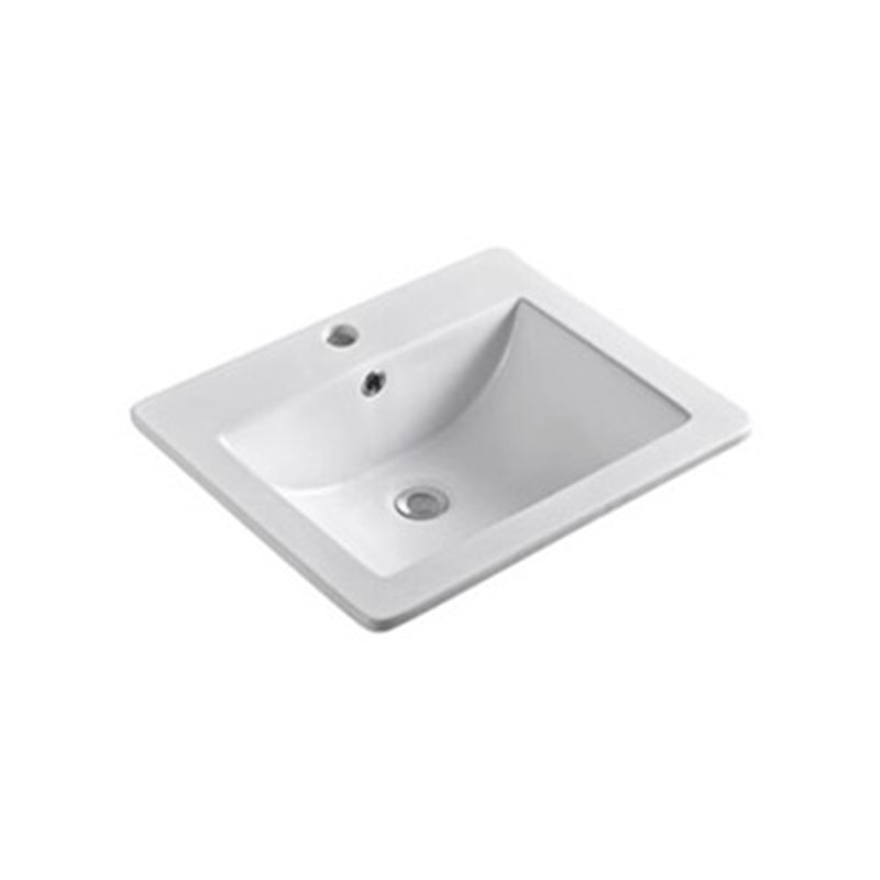 Insert Basin With Overflow Gloss White 535x450x180mm