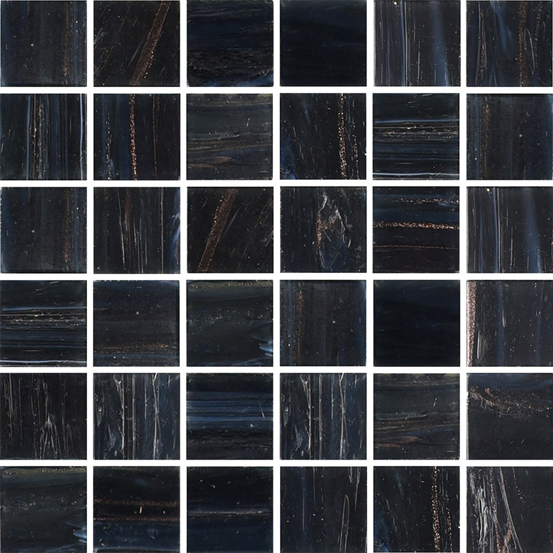 PEARL BLACK ONYX GLASS 20X20