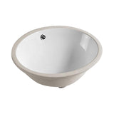 Under Counter Basin With Overflow Gloss White 340x340x190mm