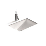 Under Counter Basin With Overflow Gloss White 455x330x190mm