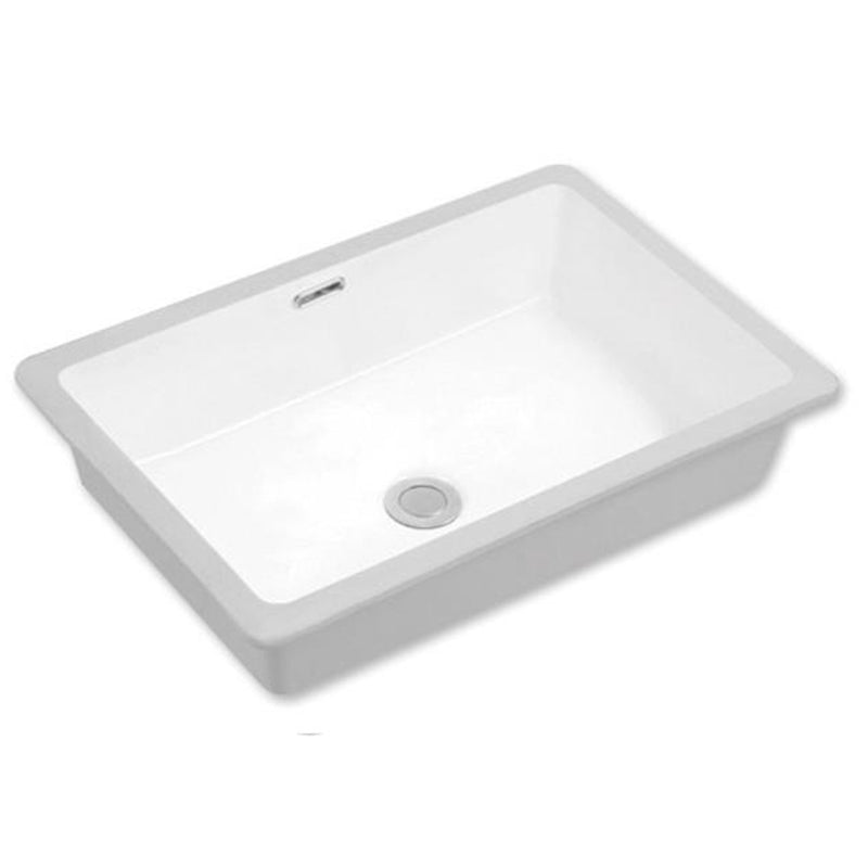 Under Counter Basin With Overflow Gloss White 545x380x180mm
