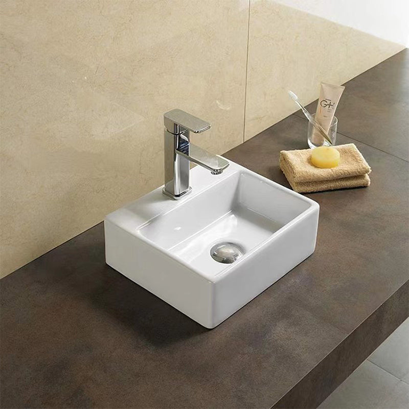 Above Counter/Wall Hung Basin Gloss White 330x290x120mm