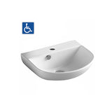 Wall Hung Basin With Overflow Gloss White 440x360x180mm
