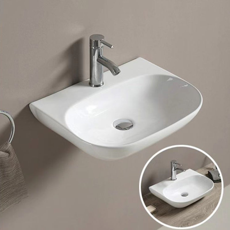 Wall Hung Basin Gloss White 500x385x120mm