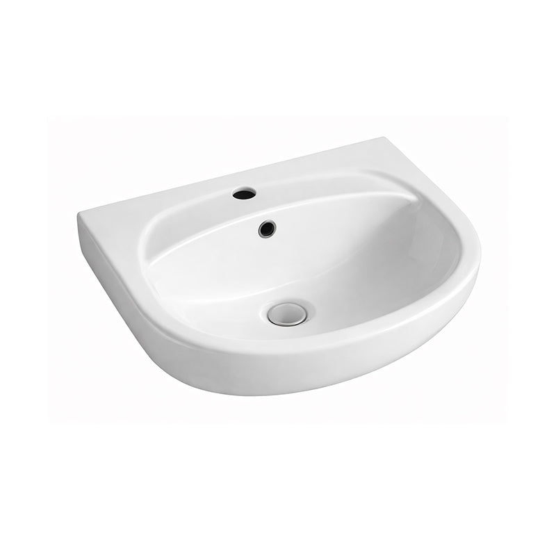 Wall Hung Recess Basin Gloss White 550x440x140mm
