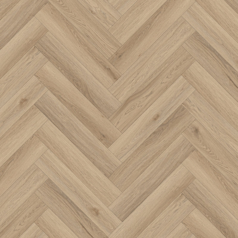 AquaCore Signature Hybrid Herringbone Flooring Pale Oak 635x127x9mm