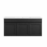 Paris Series Matt Black 1200x455x520mm CABINET ONLY