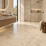 Travertino Lux Ivory Matt 600x600