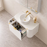 Plateau Series Wall Hung Vanity Matt White 1180x455x420mm Cabinet Only