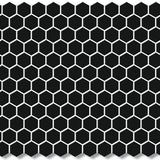 HEXAGON MOSAIC 23MM BLACK MATT 260x300