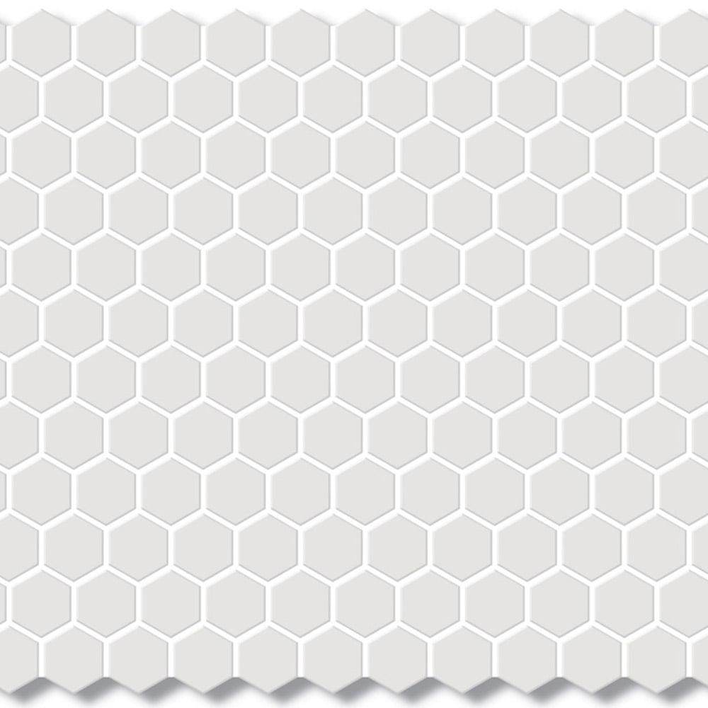 HEXAGON MOSAIC 23MM WHITE MATT 260x300