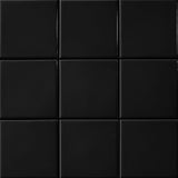 SQUARE MOSAIC 48MM BLACK MATT 306x306