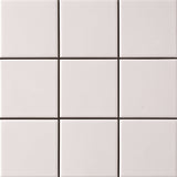 SQUARE MOSAIC 48MM WHITE MATT 306x306
