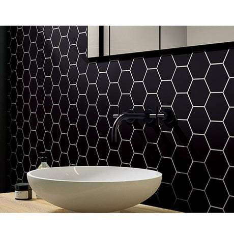 HEXAGON MOSAIC 51MM BLACK MATT 271x282