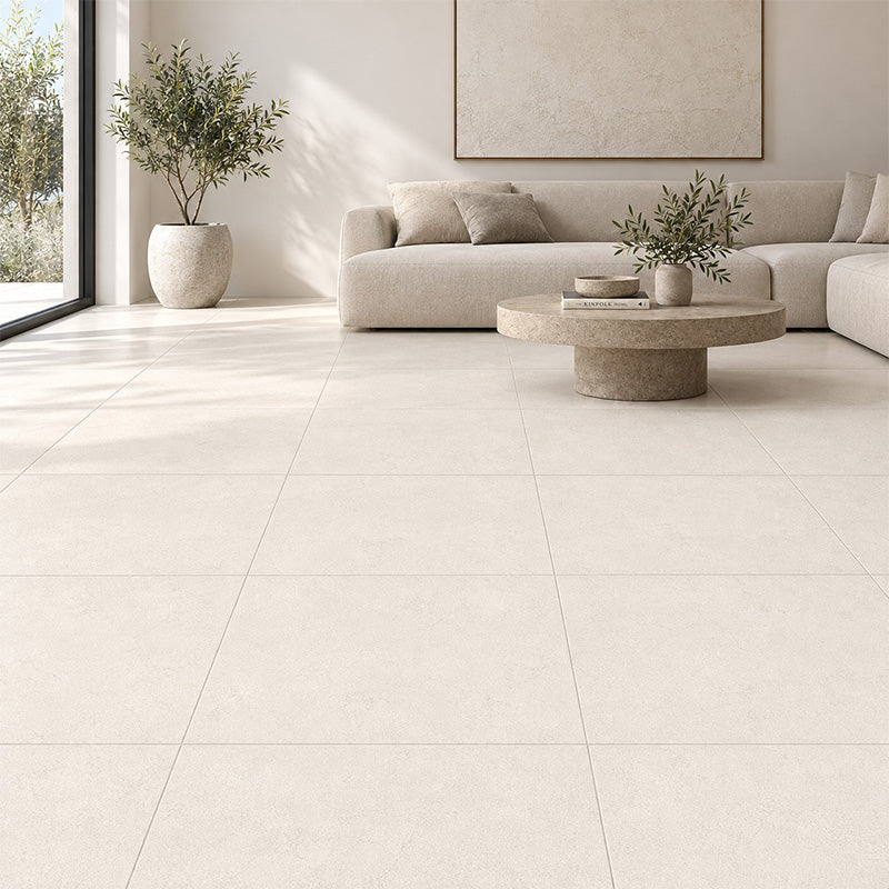 Portland Vein Cut White Matt 600x600