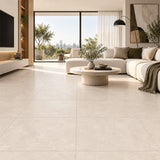 Portland Vein Cut Light Grey Matt 600x600