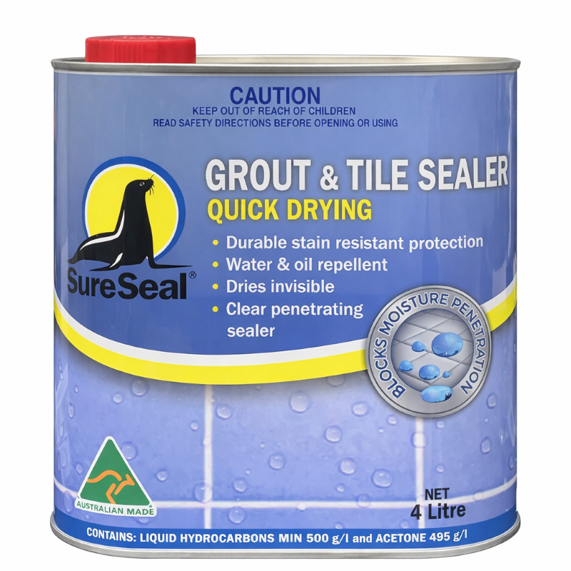 Grout, Tile & Stone Sealer Quick Drying 4 Litre