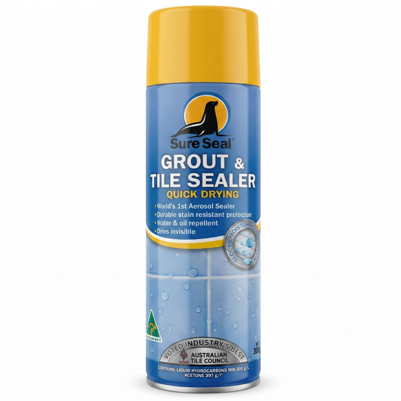 Grout & Tile Sealer Quick Drying Aerosol 300gm