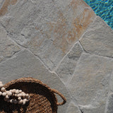 Quartz Stormy Grey Natural Split Crazy Paving x 20-30mm