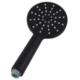 Round 3 Functions ABS Handheld Shower Black