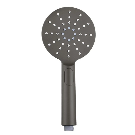 Round 3 Functions ABS Handheld Shower Gun Metal Grey