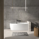 Gina Right Corner Bathtub 1500x750x580mm
