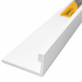 Aluminium Angle - White 25mm x 3m