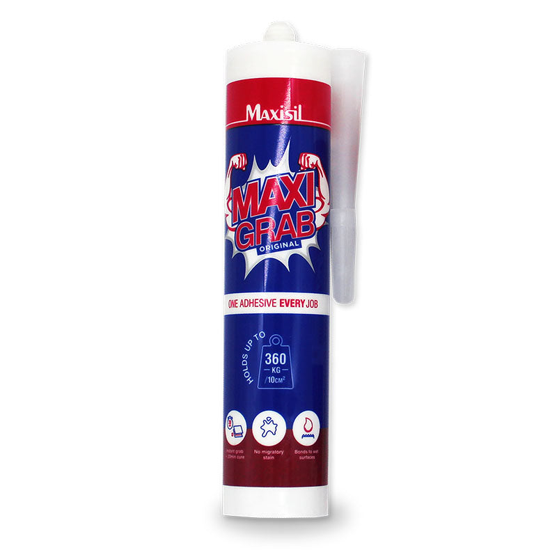 Maxisil Maxigrab Adhesive 290ml - Original White