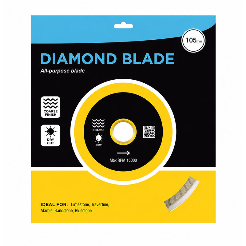 Yellow Turbo Diamond Blade 105mm