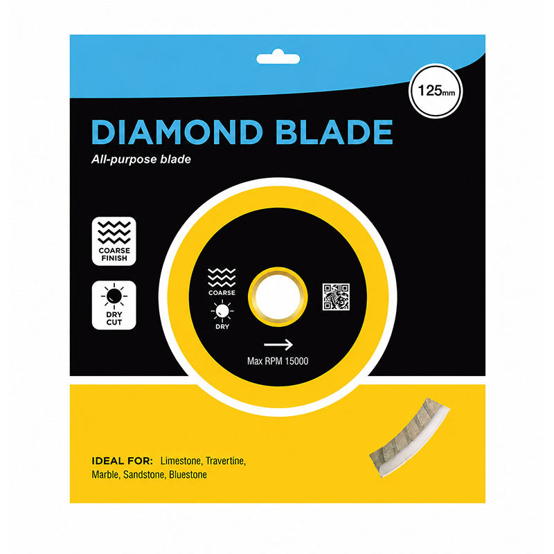 Yellow Turbo Diamond Blade 125mm