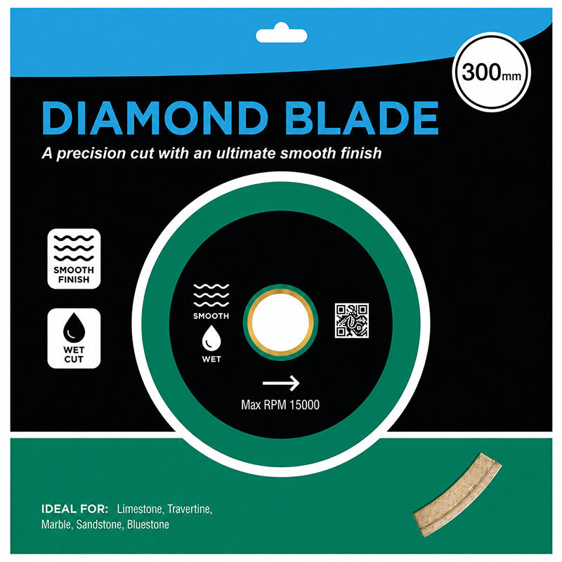 Green Continuous Rim Diamond Blade 300mm