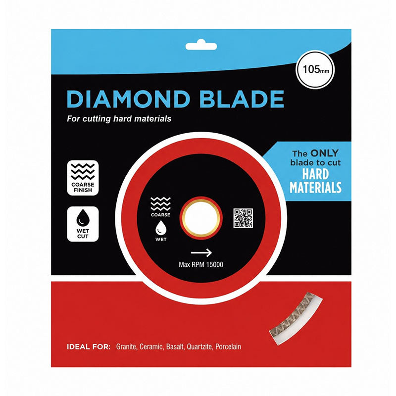 Red Mesh Rim Diamond Blade 105mm