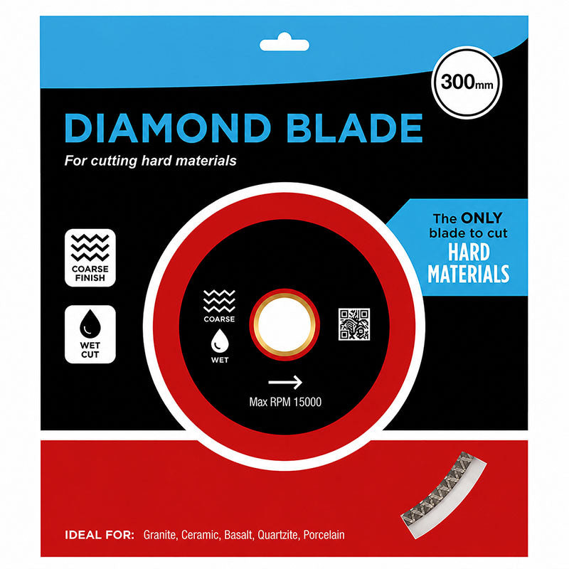 Red Mesh Rim Diamond Blade 300mm