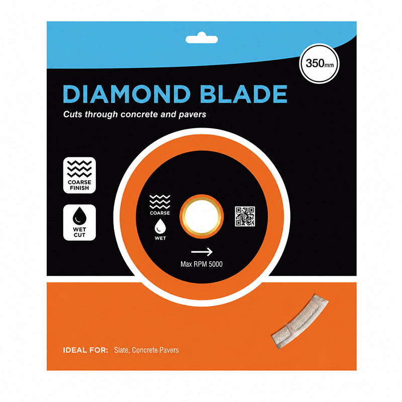 Orange Segmented Diamond Blade 350mm