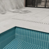 Rhythm White 40x60 Bullnose-Round Edge
