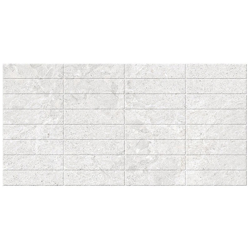 Rhythm White Brick Decor 30x60 Matt