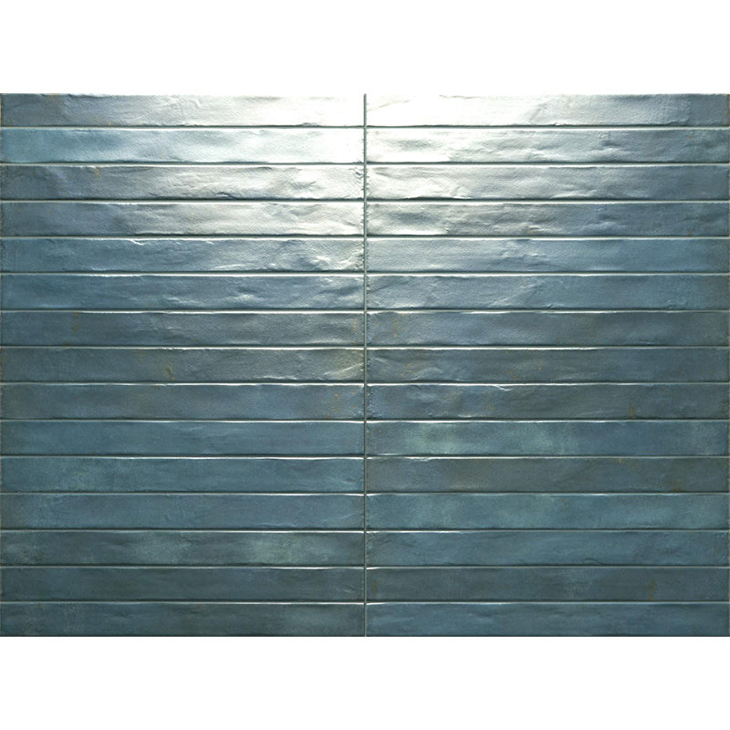 GRAFFITI SUBWAY BLUE SATIN 48X450MM