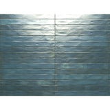 GRAFFITI SUBWAY BLUE SATIN 48X450MM