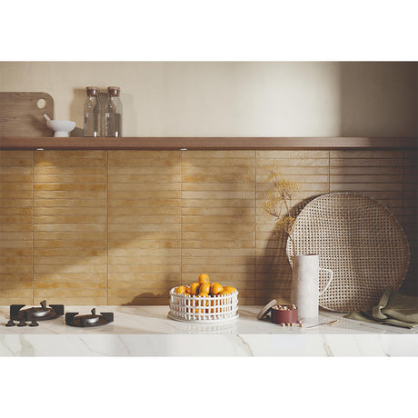 GRAFFITI SUBWAY BEIGE SATIN 48X450MM