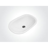 Solid Surface Basin Series Rosana Under Counter Matt White 625x415x150mm