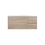 Oakdoo(Hung) Series Wall Hung Right Hand Drawer Prime Oak Overall 1180x455x520mm CABINET ONLY