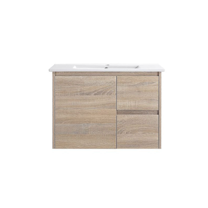 Oakdoo(Hung) Series Wall Hung Right Hand Drawer Prime Oak Overall 730x455x520mm CABINET ONLY
