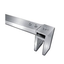 SQUARE SUPPORT ARM ADJUSTABLE RANGE 650-1200mm Chrome