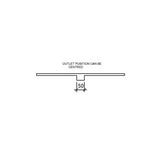 Stainless Steel Shower Channel 1100x80mm