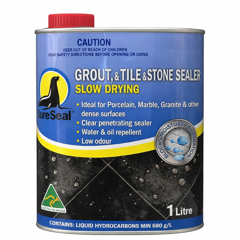 Grout, Tile & Stone Sealer Slow Drying 1 Litre