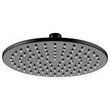 DOCCIA Round Shower Head in Matte Black 200mm