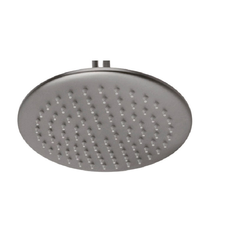 DOCCIA Round Shower Head in Gun Metal 200mm